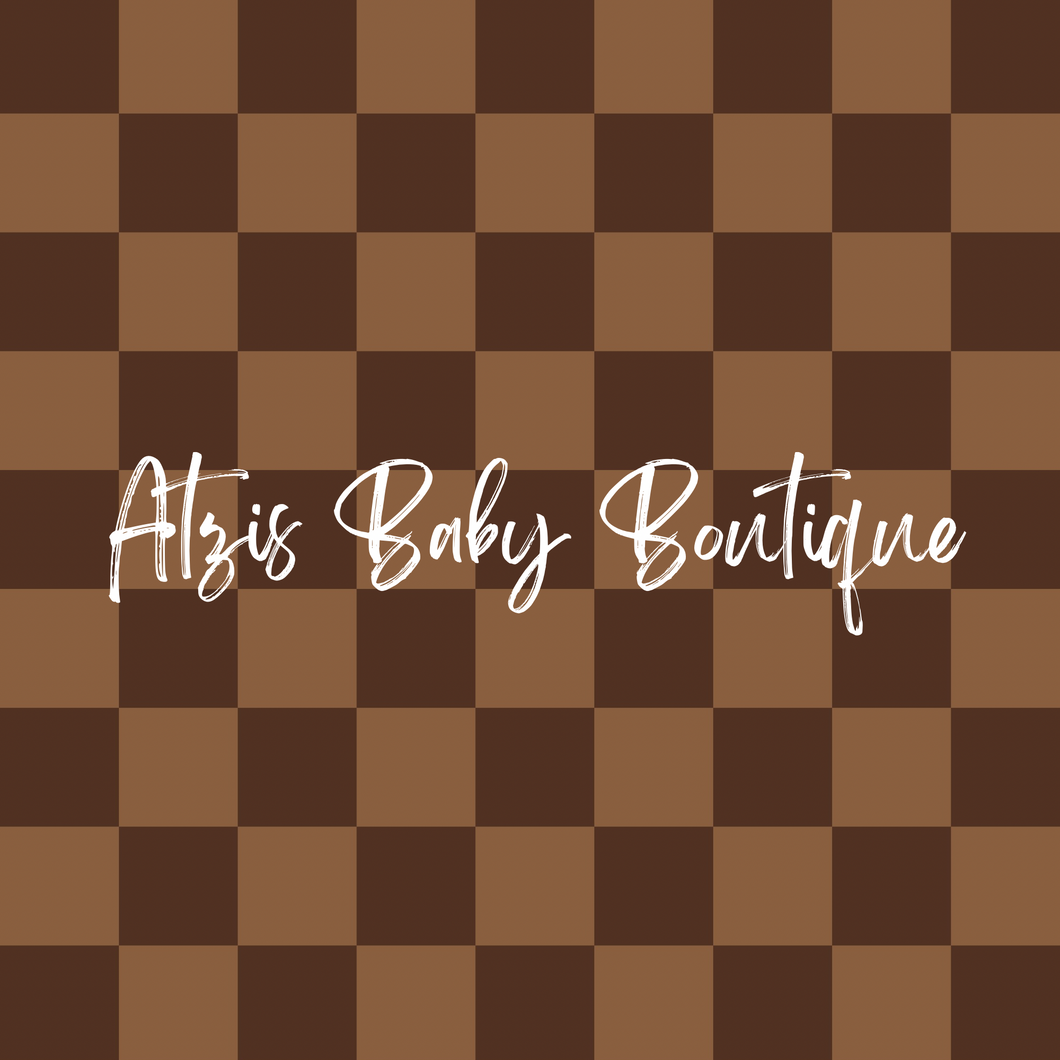 Chocolate brown checkers