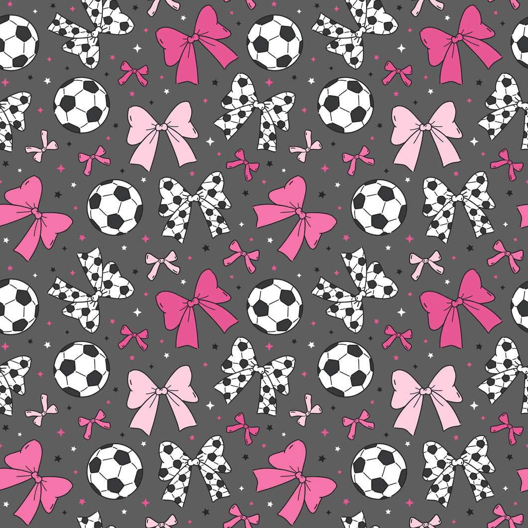 Girly soccer - Black background
