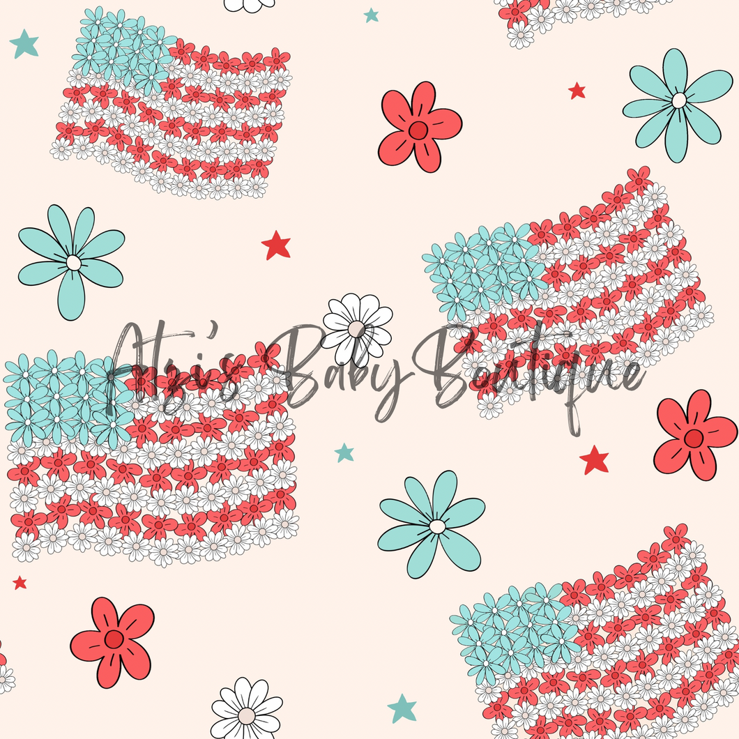 Floral flags