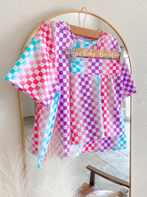 Load image into Gallery viewer, Cotton candy checkers
