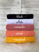 Load image into Gallery viewer, 36 EYELET COLORS FOR SLEEVES AND RUFFLES ONLY
