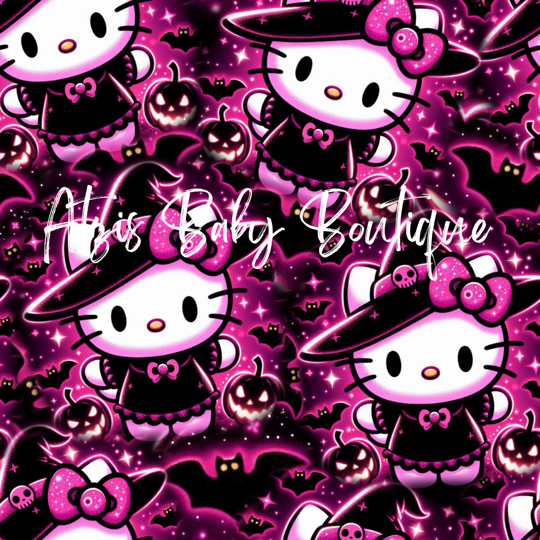 Neon pink kitty