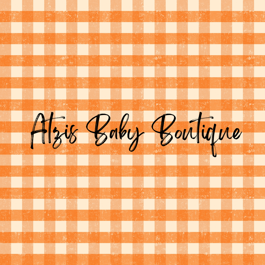 Orange plaid