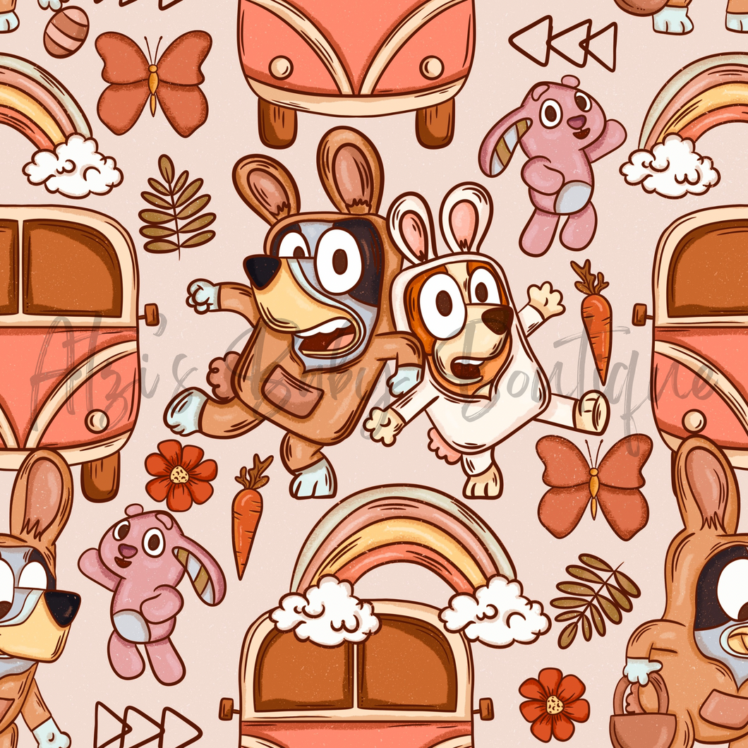 Boho doggie bunnies