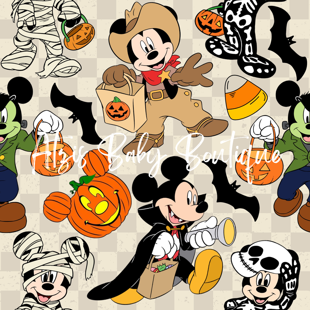 Friends in costumes