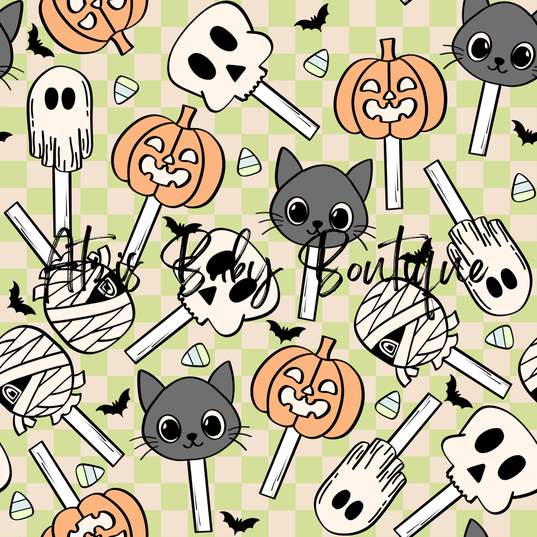 Spooky cake pops- green