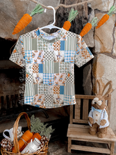 Load image into Gallery viewer, Blue vintage patchwork
