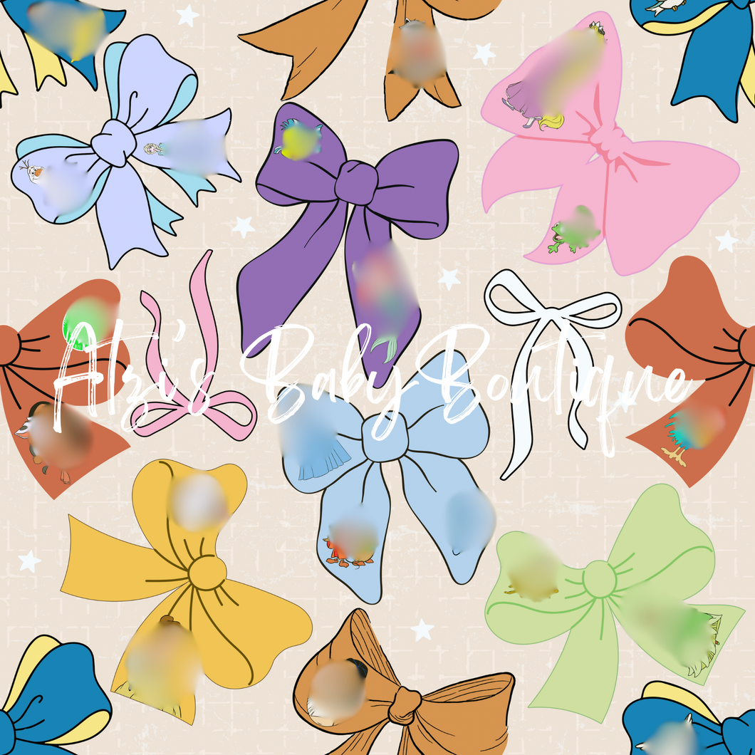 Dainty princess bows