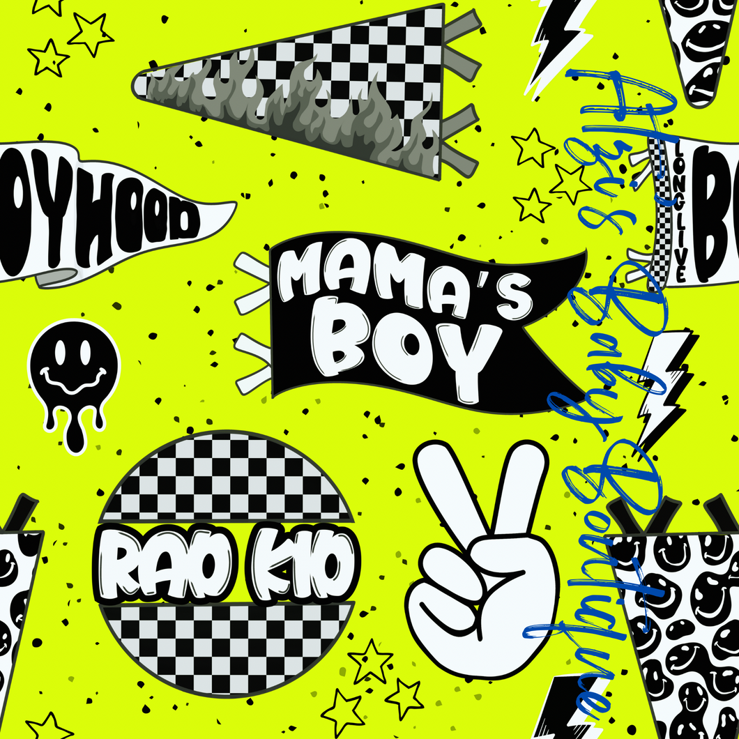 Mamas boy neon