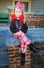 Load image into Gallery viewer, Pink / red flannel bottoms
