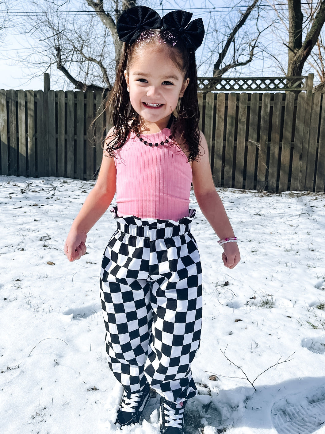 Checkered bottoms
